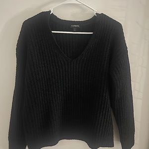 EXPRESS black knit sweater